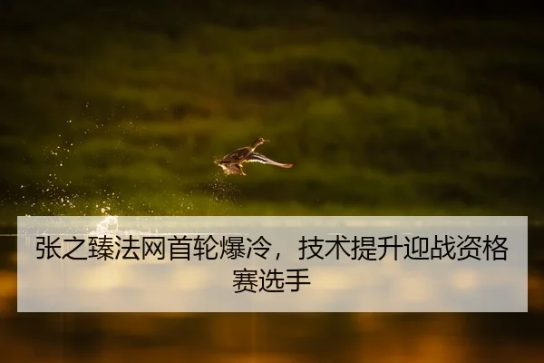 张之臻法网首轮爆冷，技术提升迎战资格赛选手